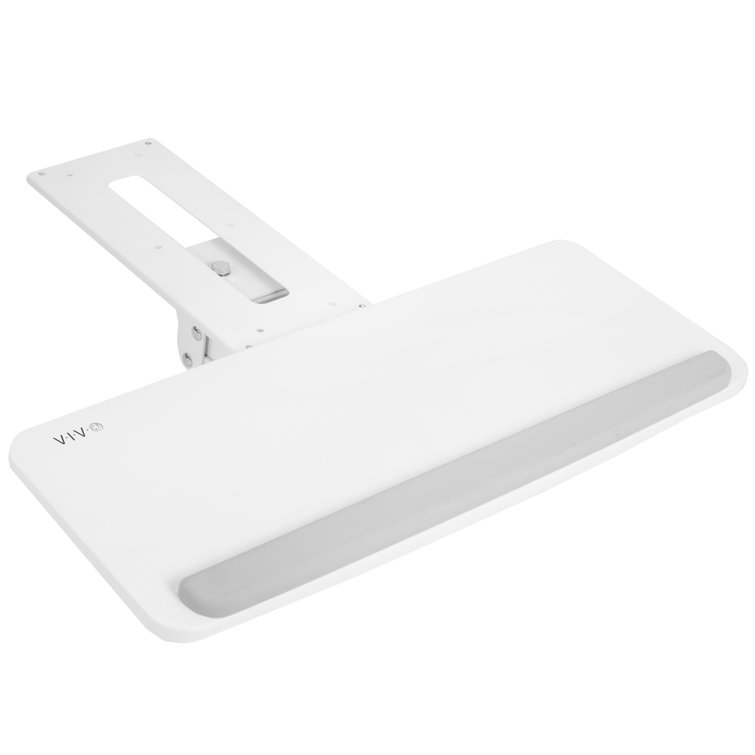 VIvo White Under Desk Keyboard Tray & Reviews Wayfair